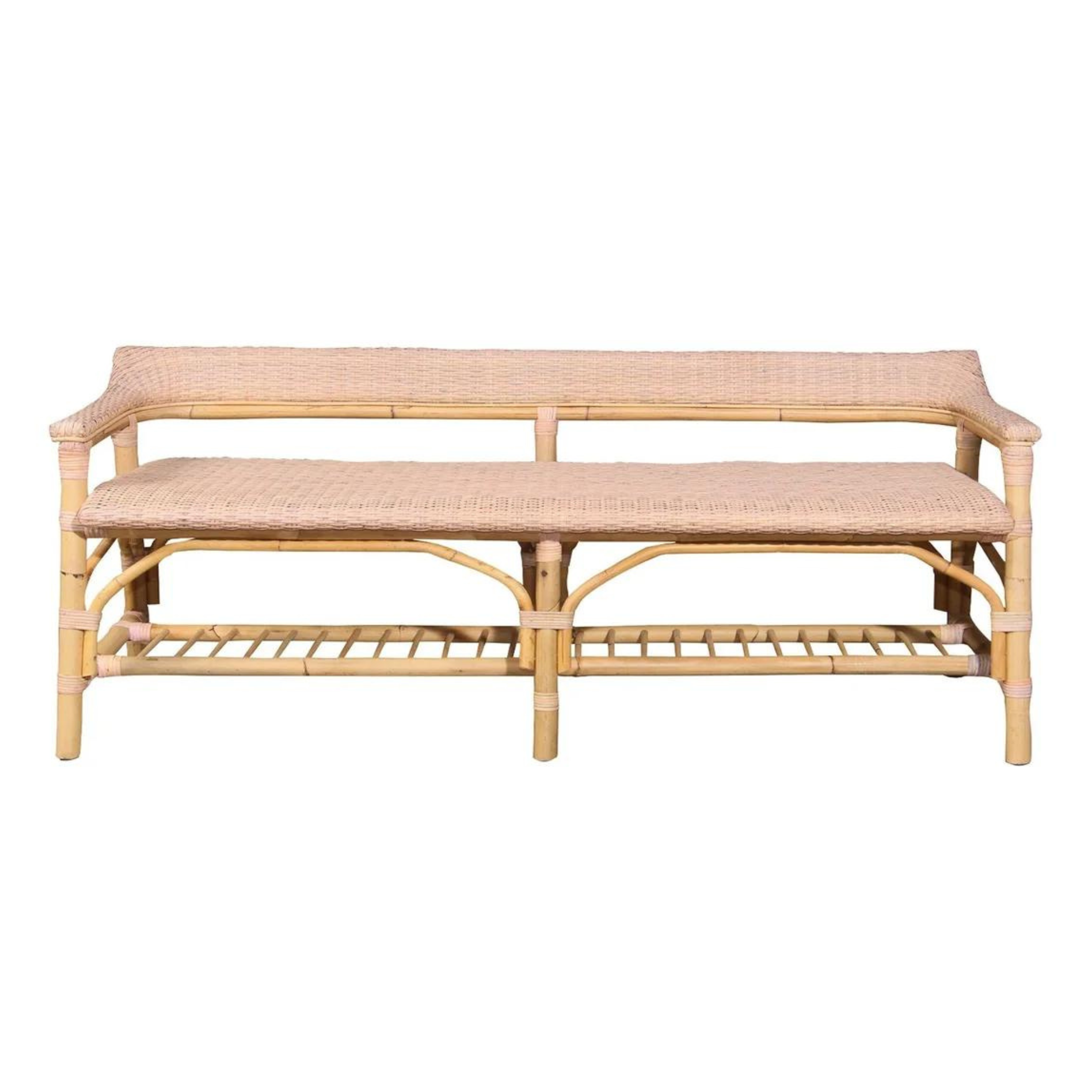 Amalfi Bench in Blush