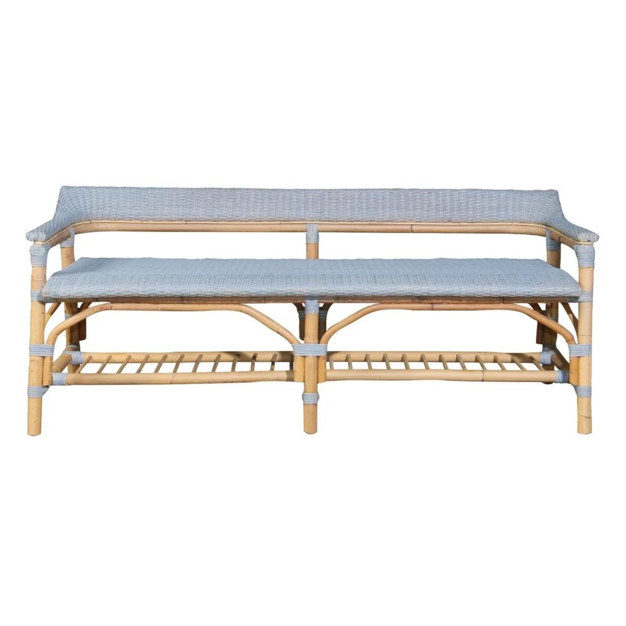Amalfi Bench in Coastal Blue