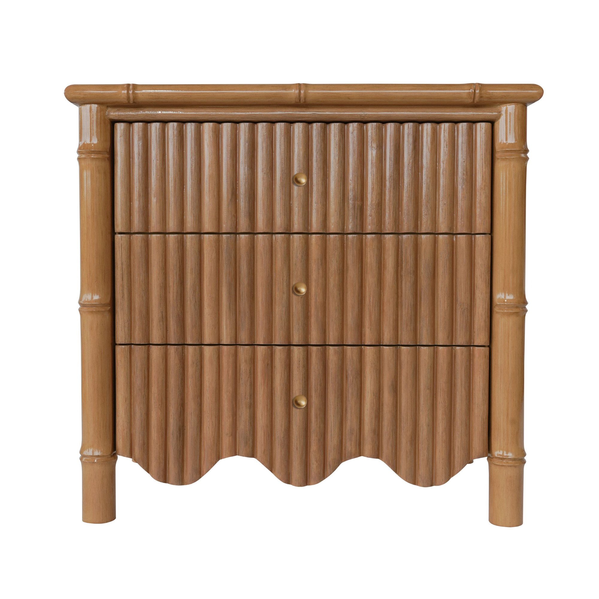 Drew's Rattan Nightstand - Natural