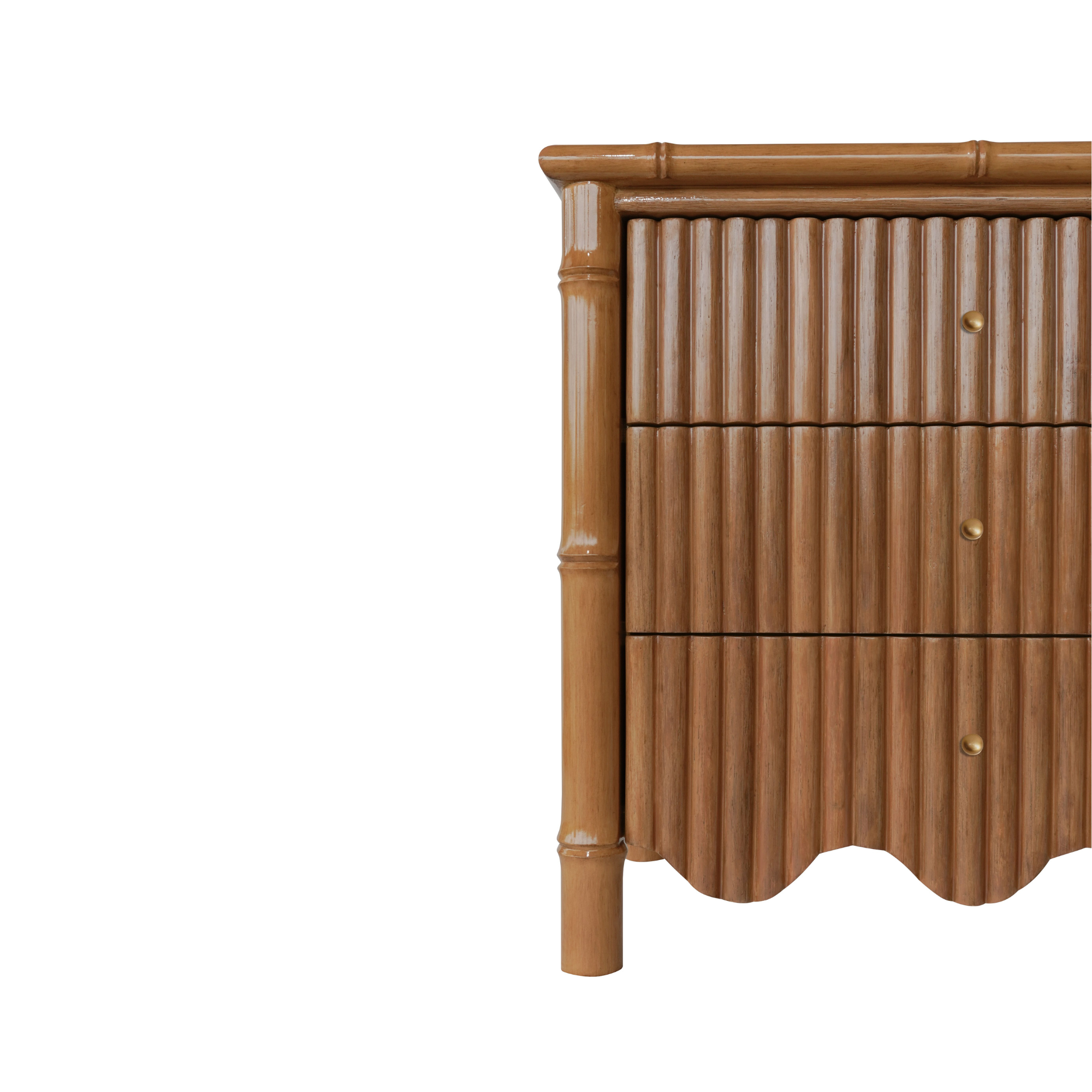 Drew's Rattan Nightstand - Natural