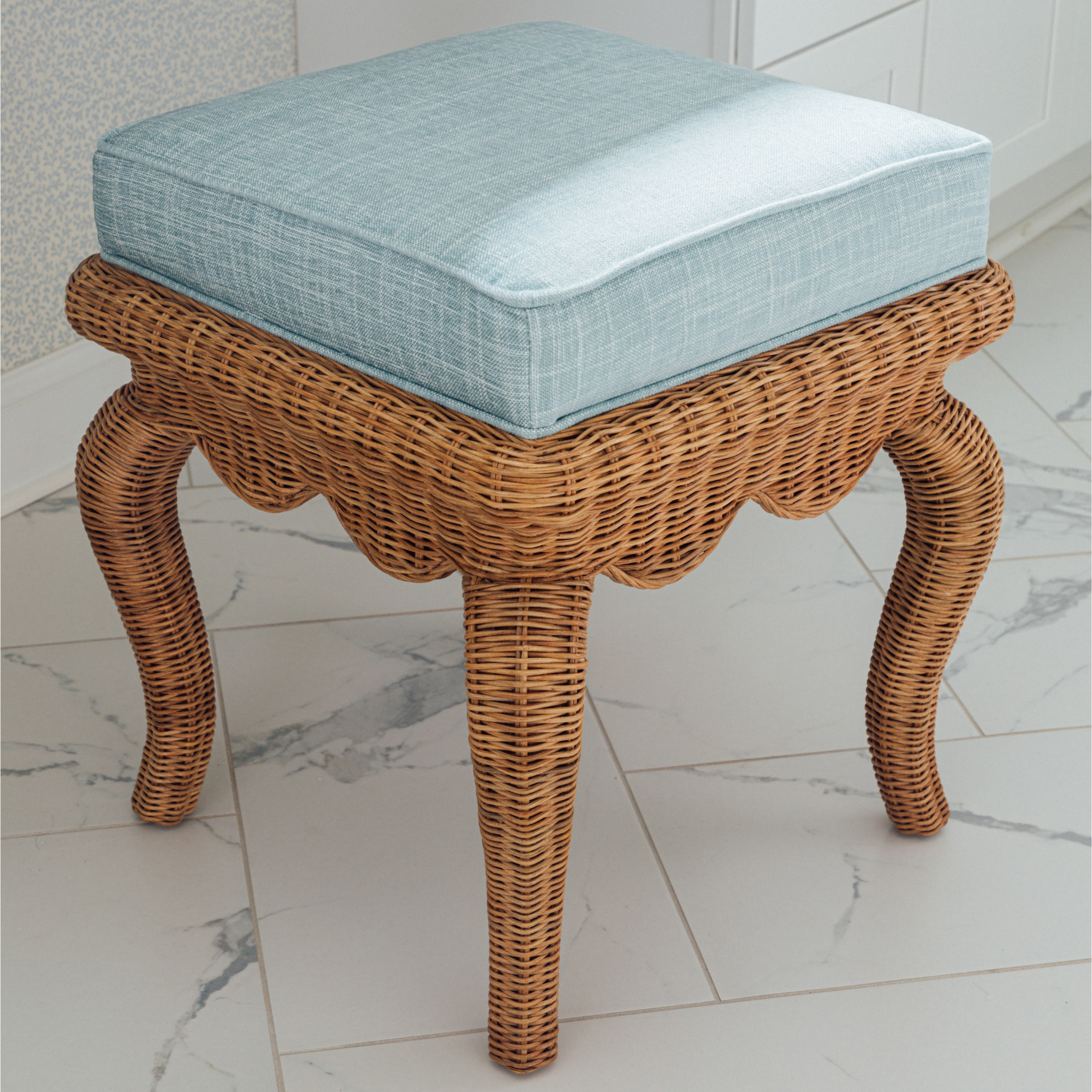 Performance Chenille Light Blue - Fabric by the Yard