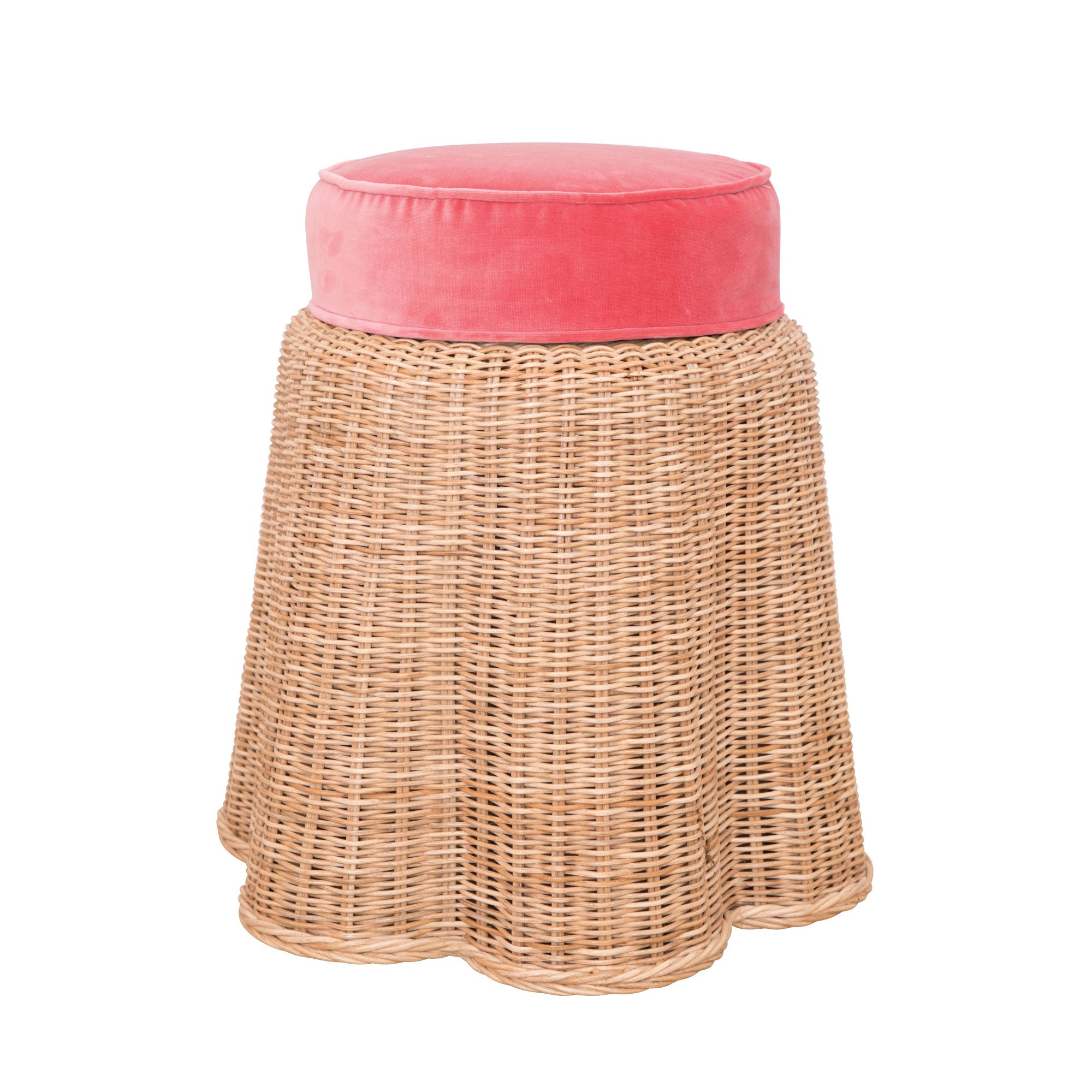 Birdie Wicker Stool
