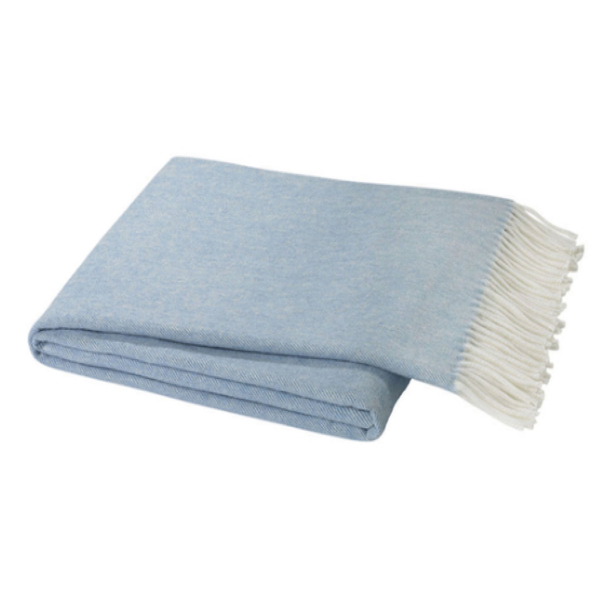 Denim Herringbone Throw