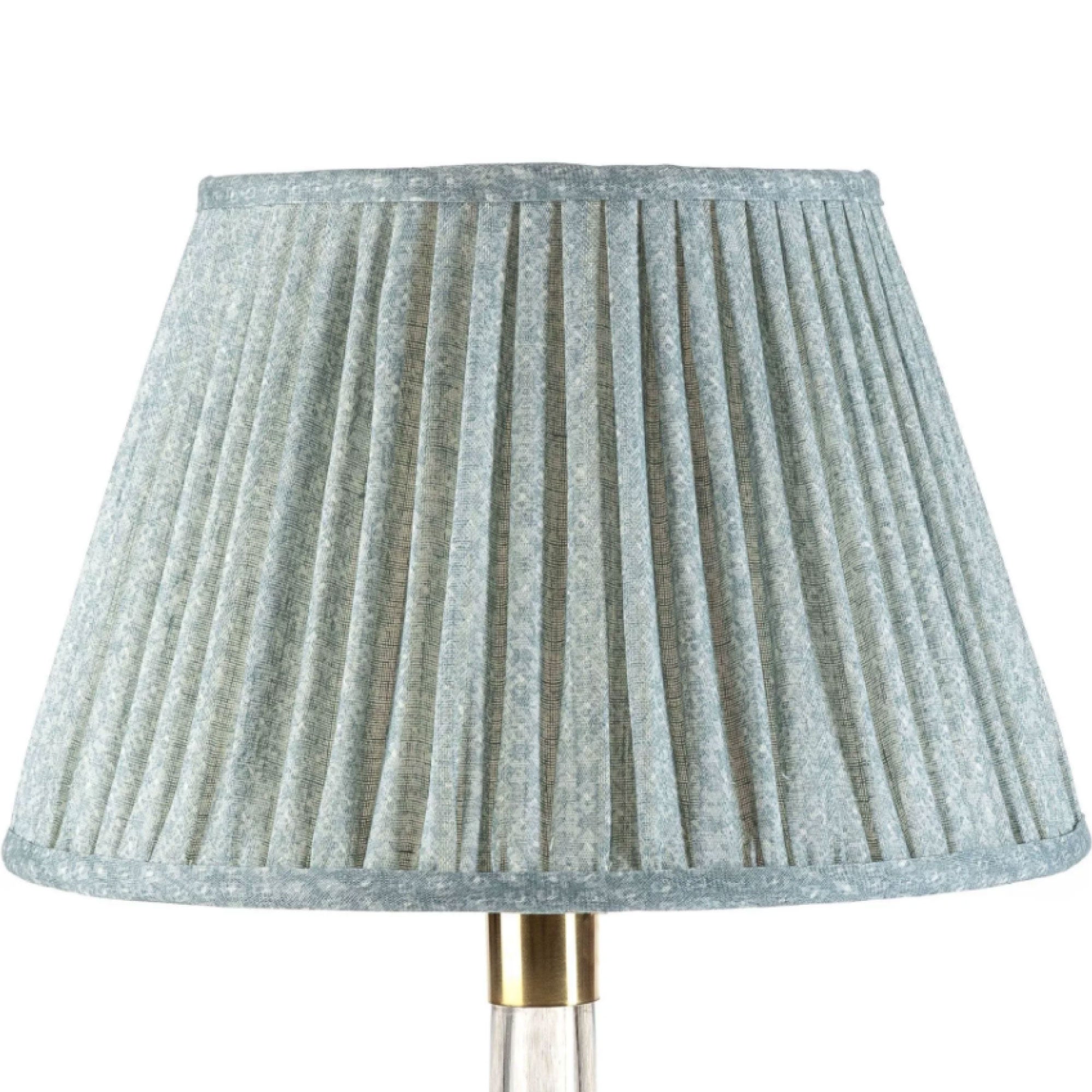 Blue Figured Lampshade