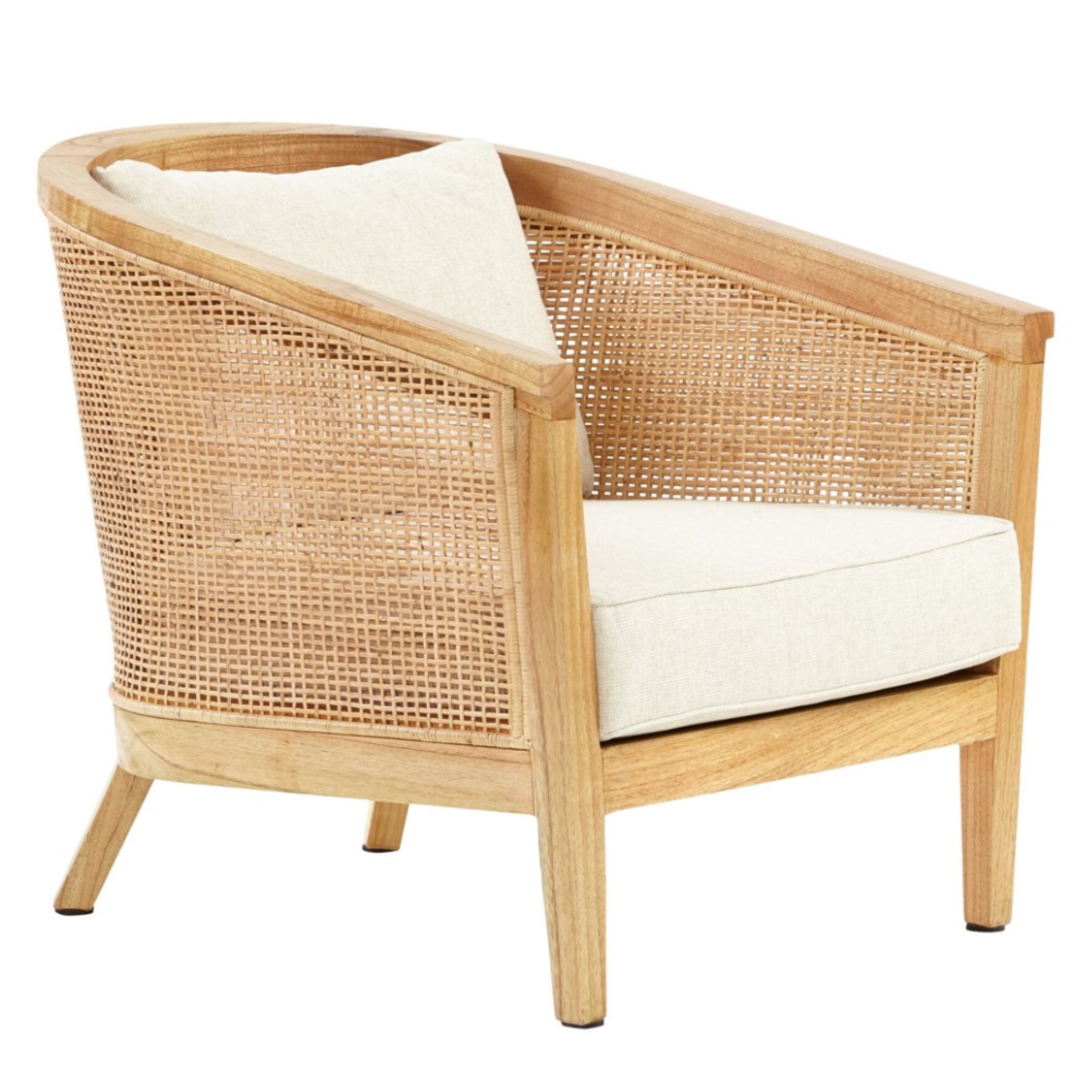Etta Club Chair in Canvas