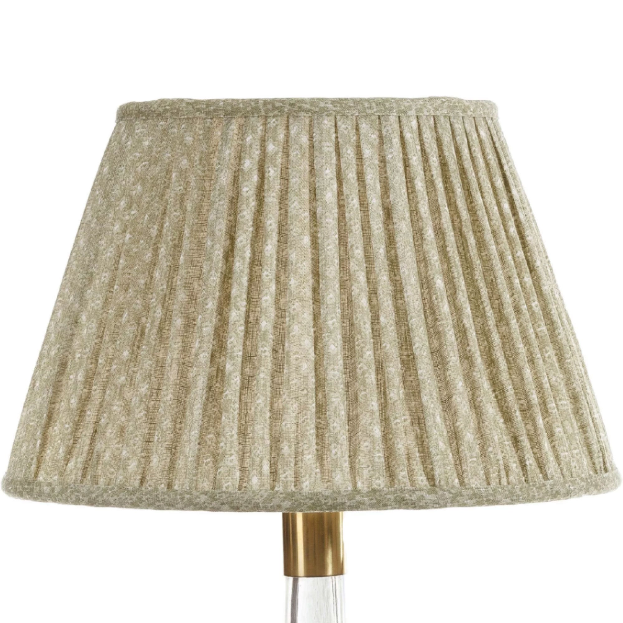 Green Figured Lampshade