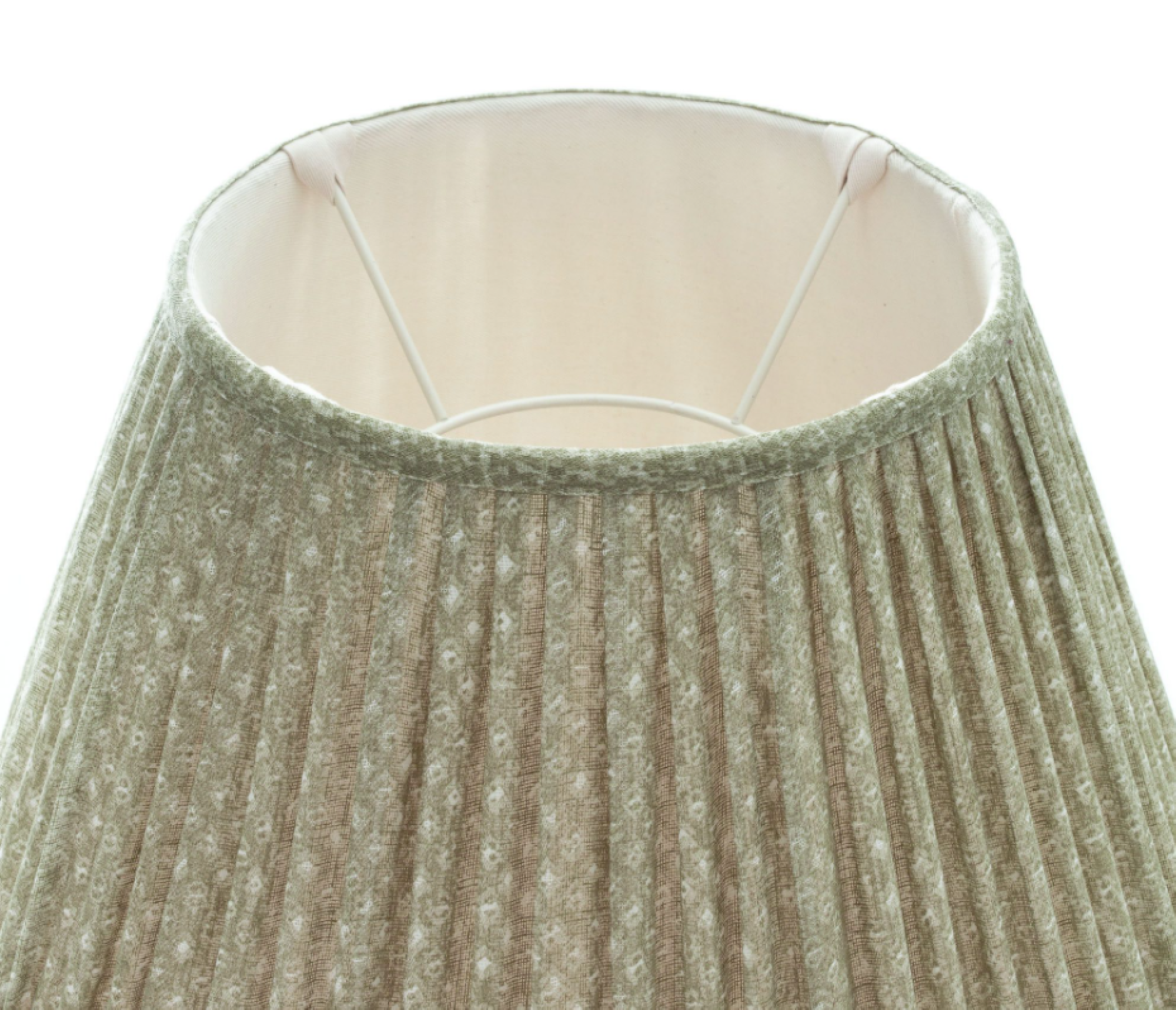 Green Figured Lampshade