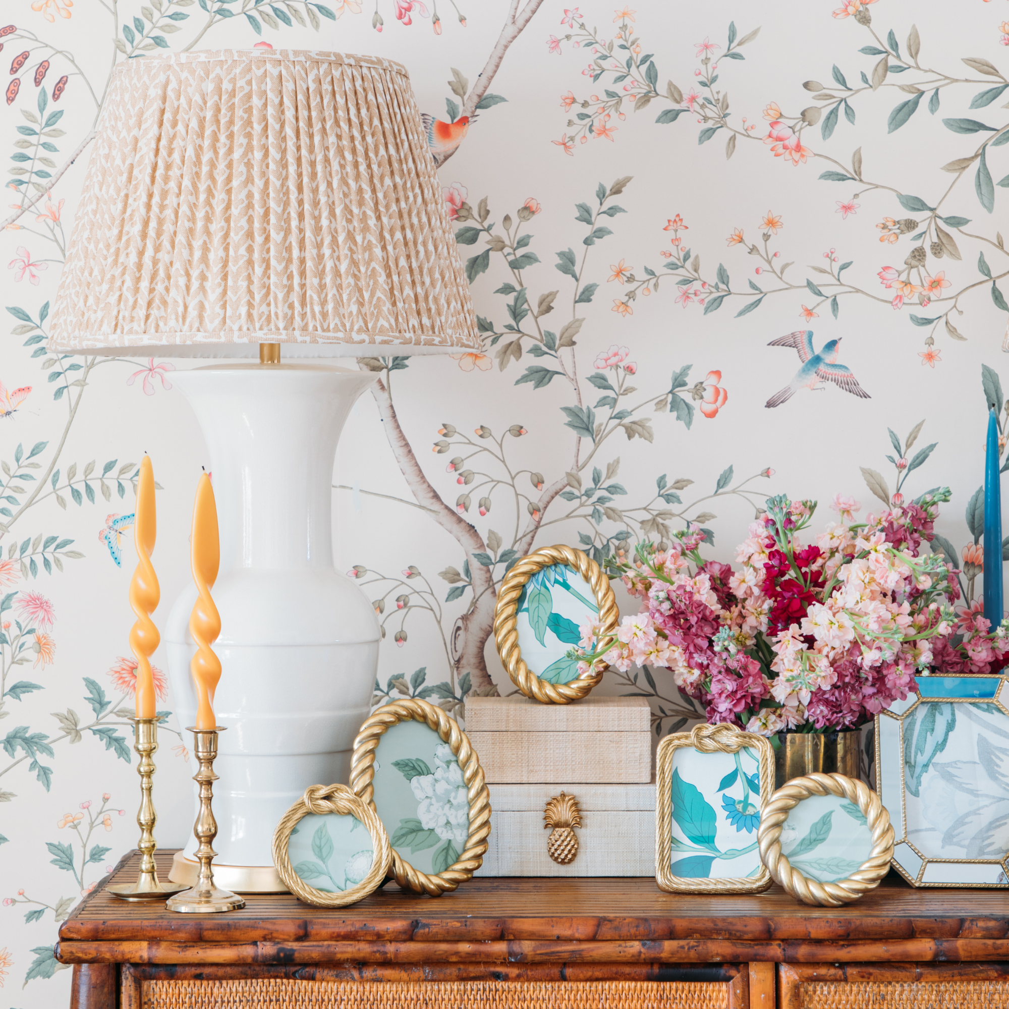 Nut Brown Rabanna Lampshade