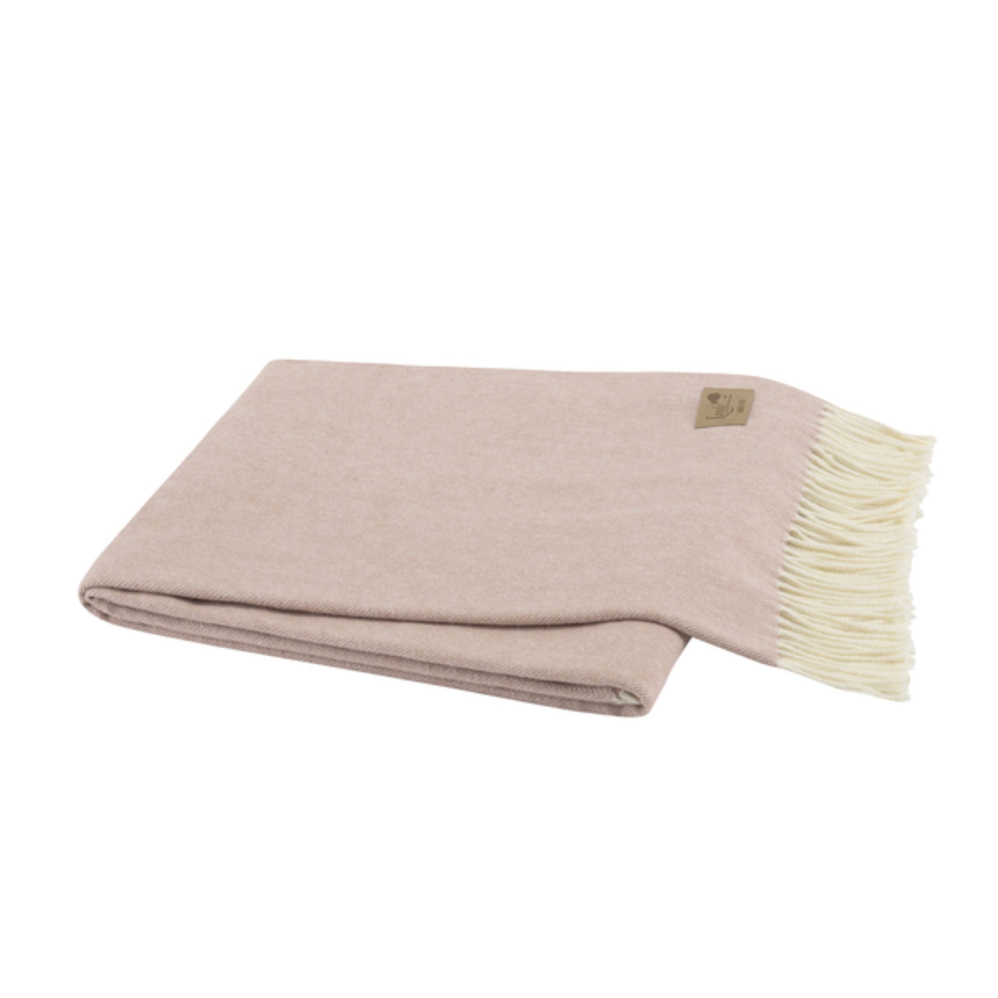 Rose Quartz Herringbone Throw