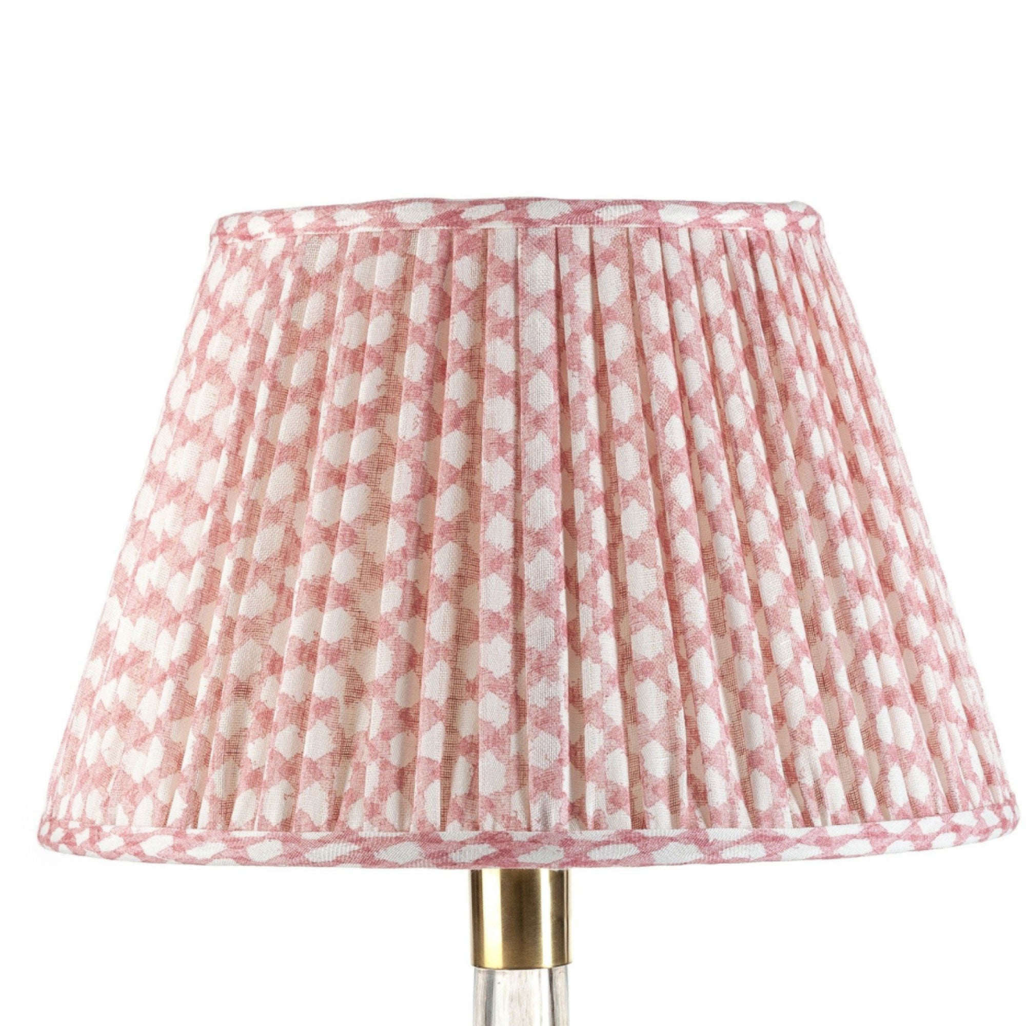 Pink Wicker Lampshade