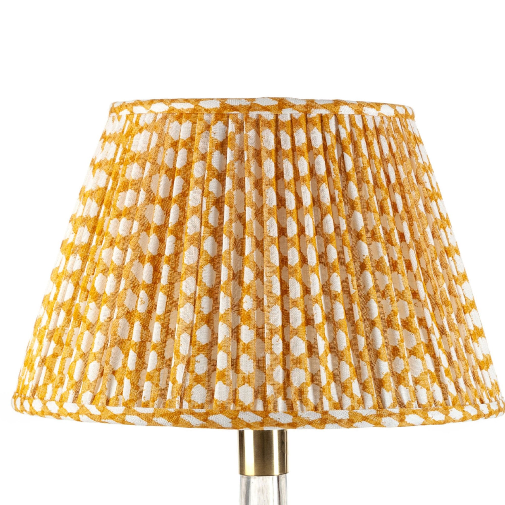 Yellow Wicker Lampshade