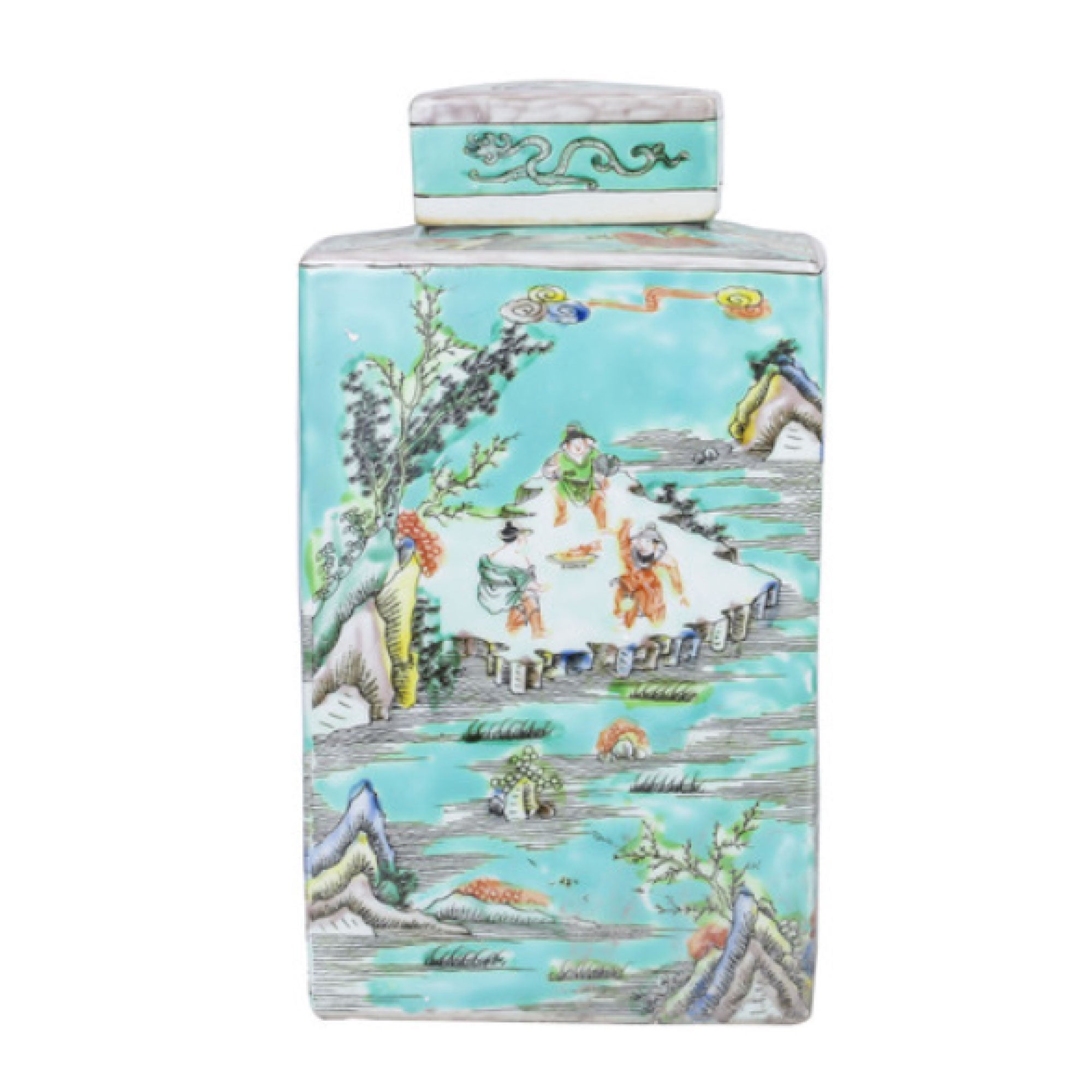 Landscape Tea Jar