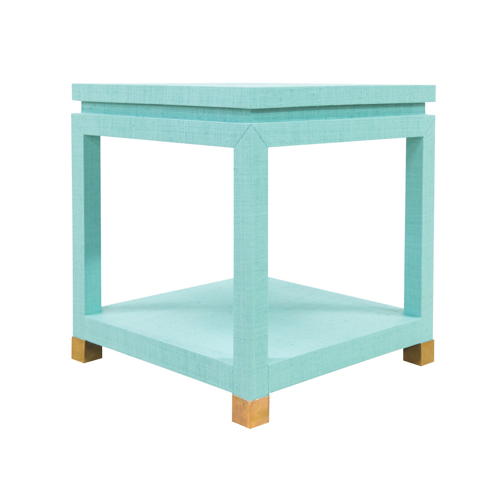 Ming Grasscloth End Table
