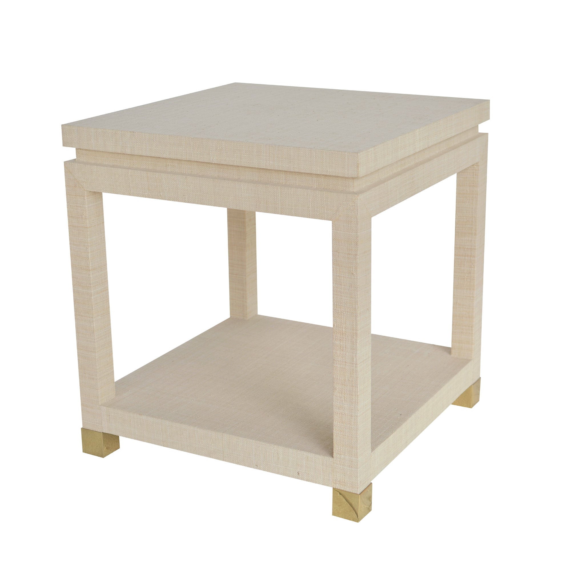 Ming Grasscloth End Table