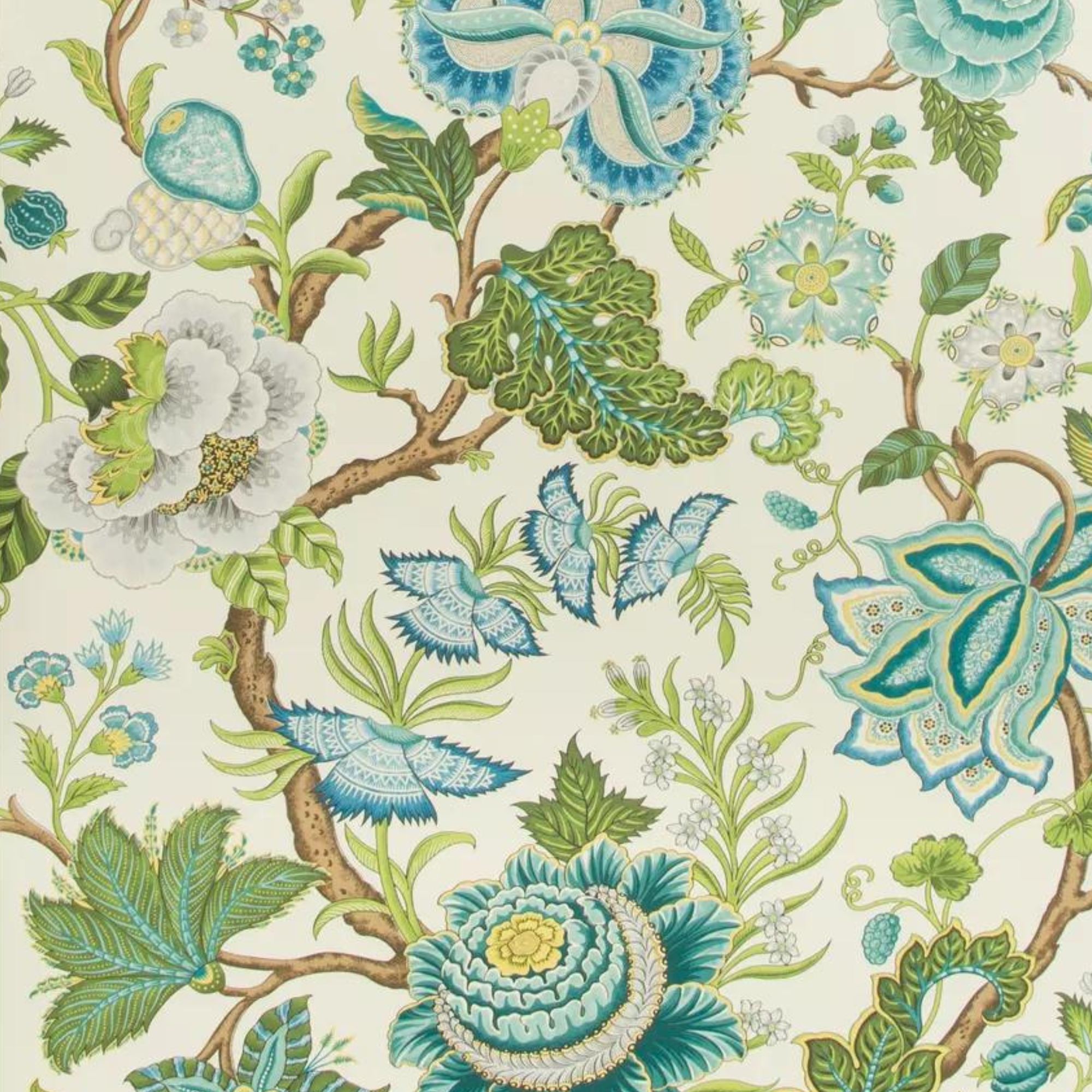 Nizam in Spring/Aqua Wallpaper