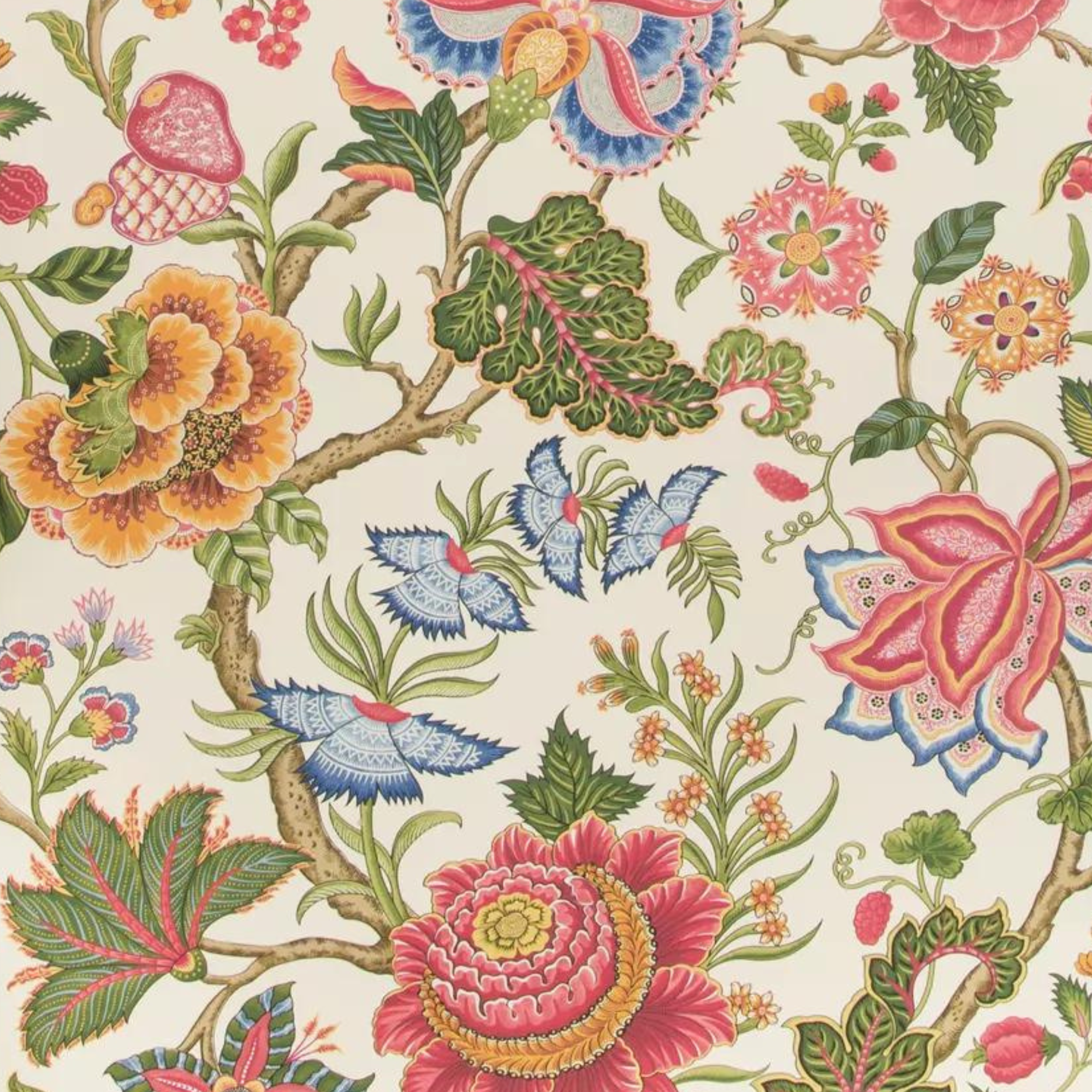 Nizam in Ecru Wallpaper