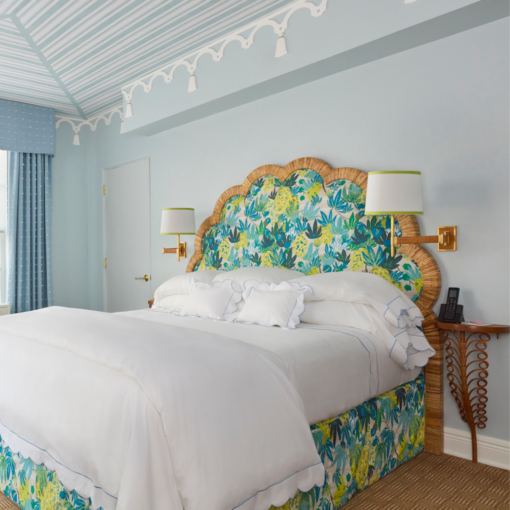 The Island Rattan Headboard - King