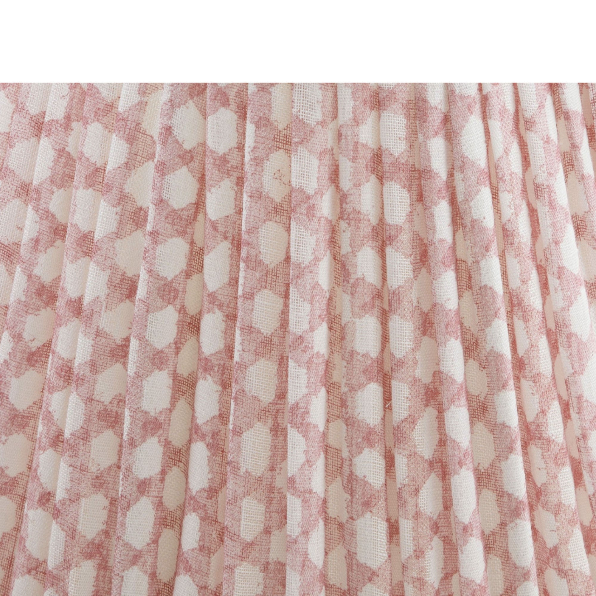 Pink Wicker Lampshade