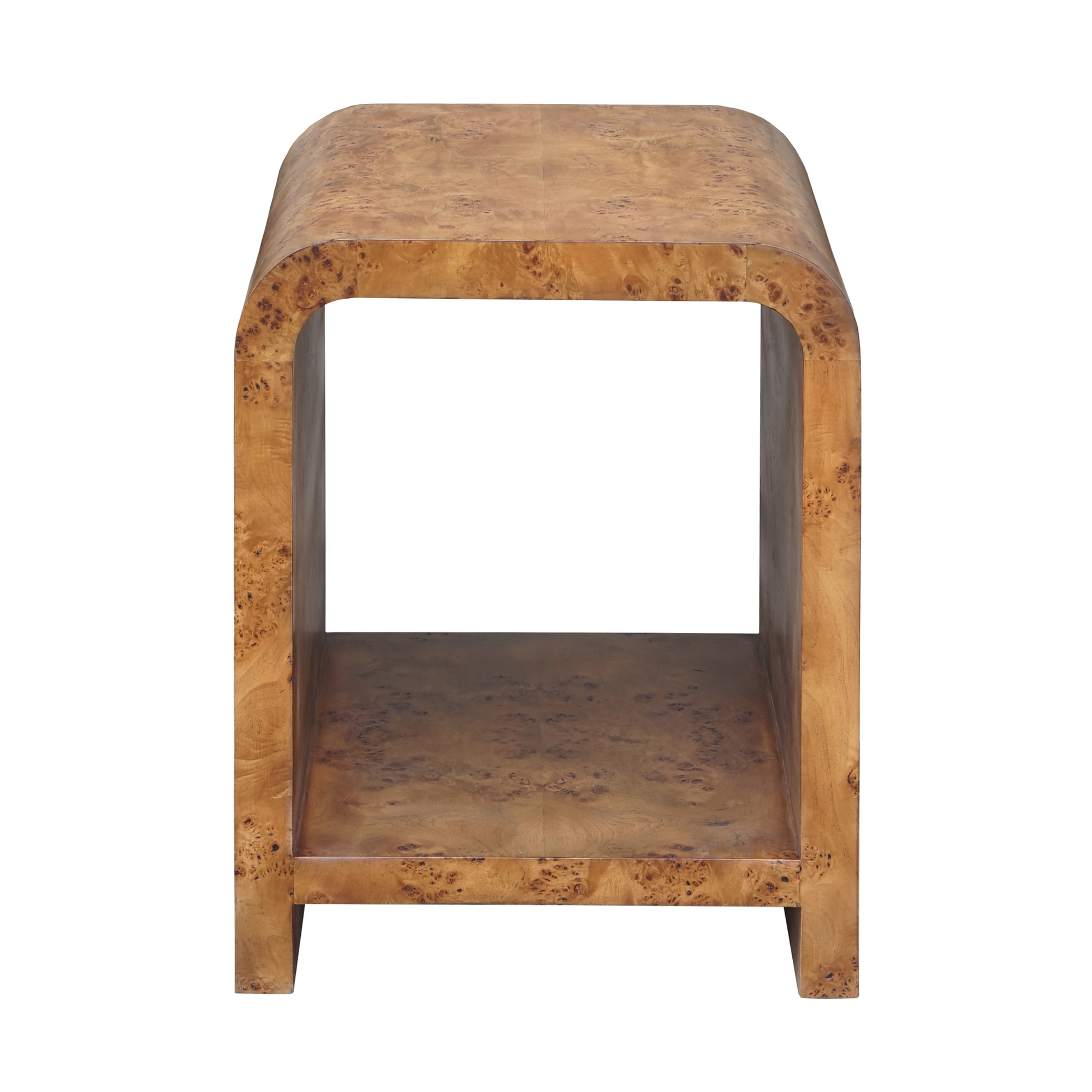 Piper Dark Burlwood Side Table