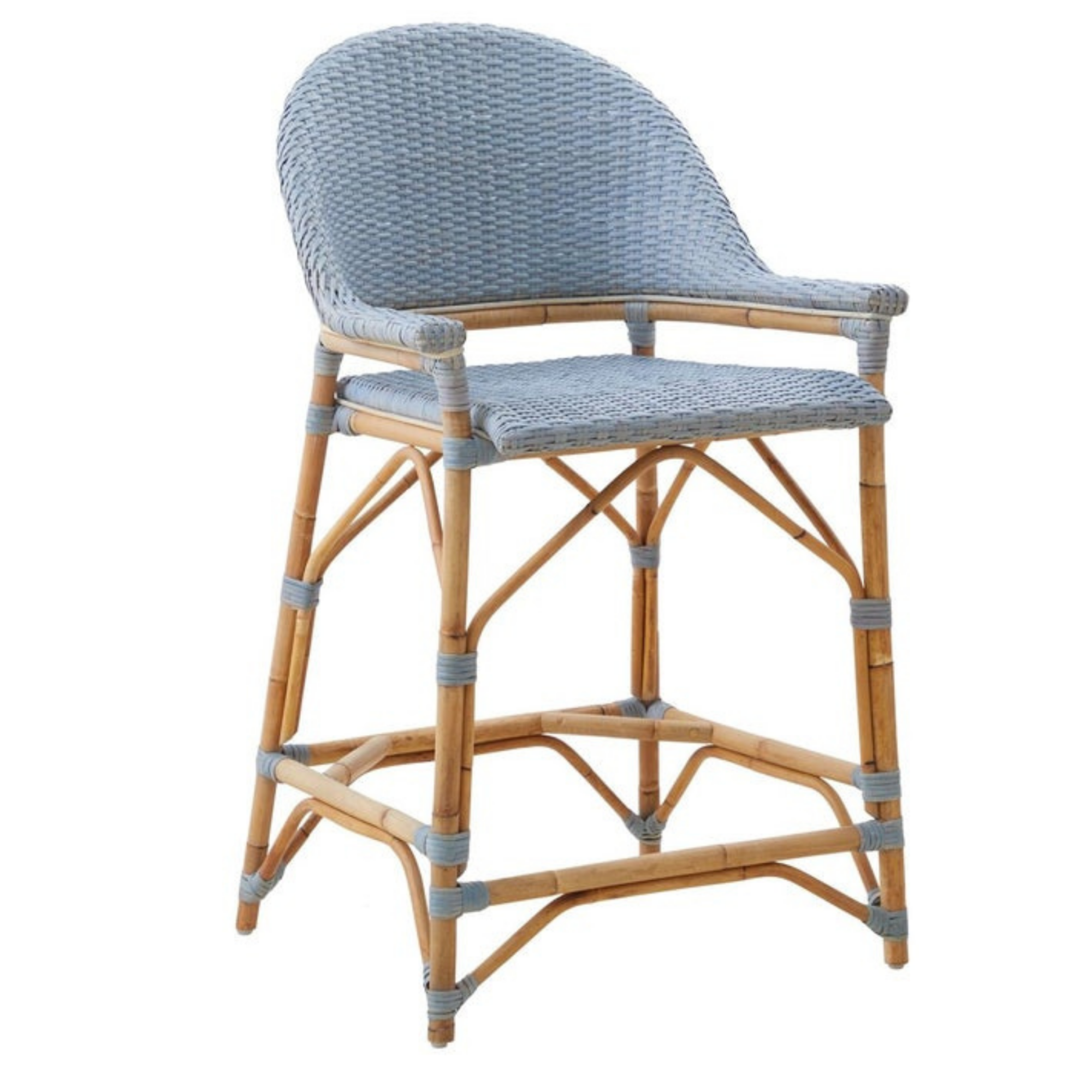 Amalfi Counter Stool in Coastal Blue