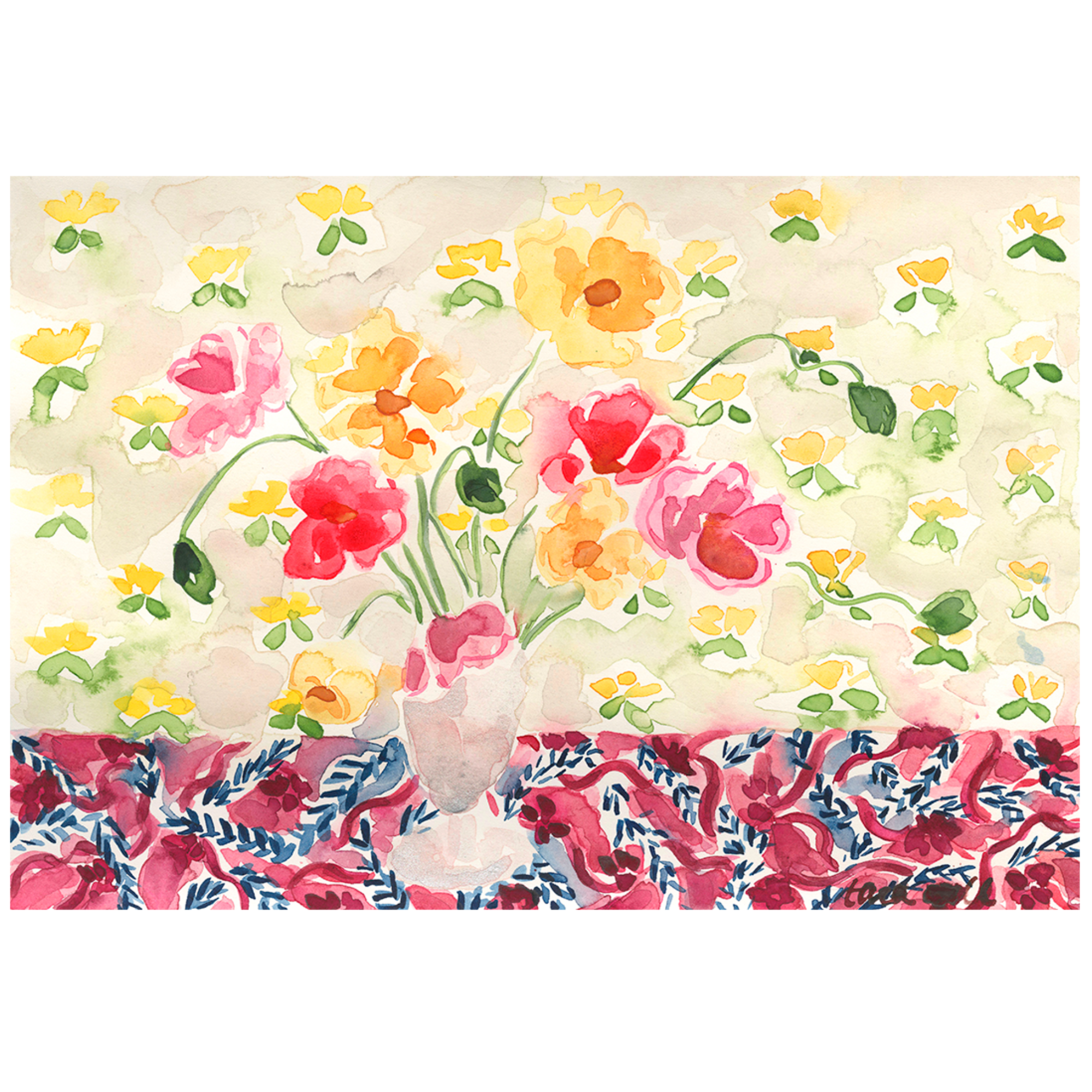 Floral Print IV by Tara Roma Gill