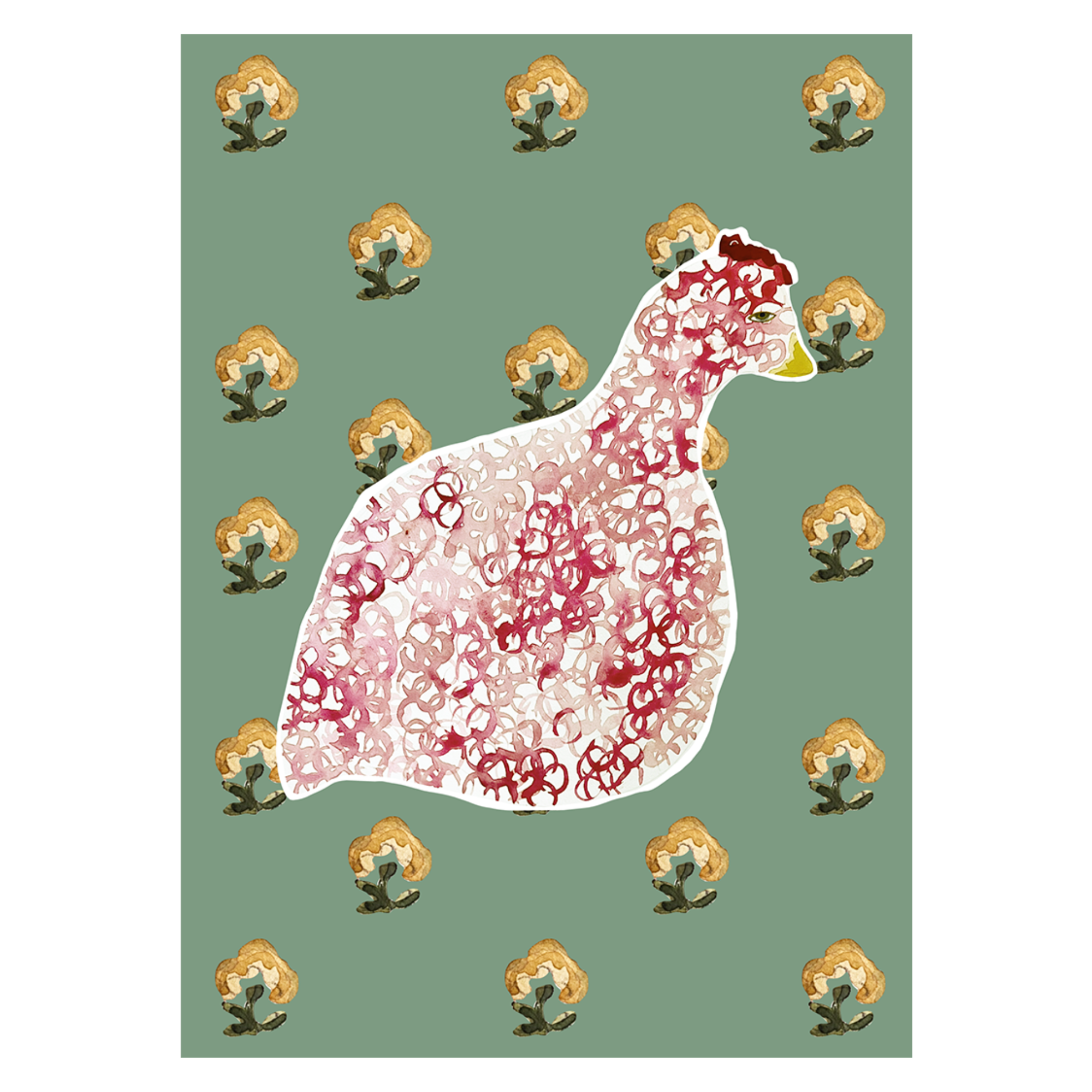 Cheeky Hen Print III by Tara Roma Gill